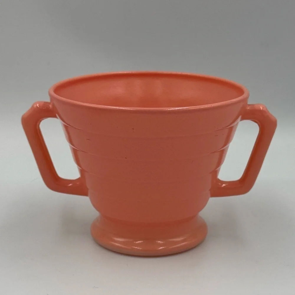 Vintage Hazel Atlas Moderntone Pink Platonite Dishes